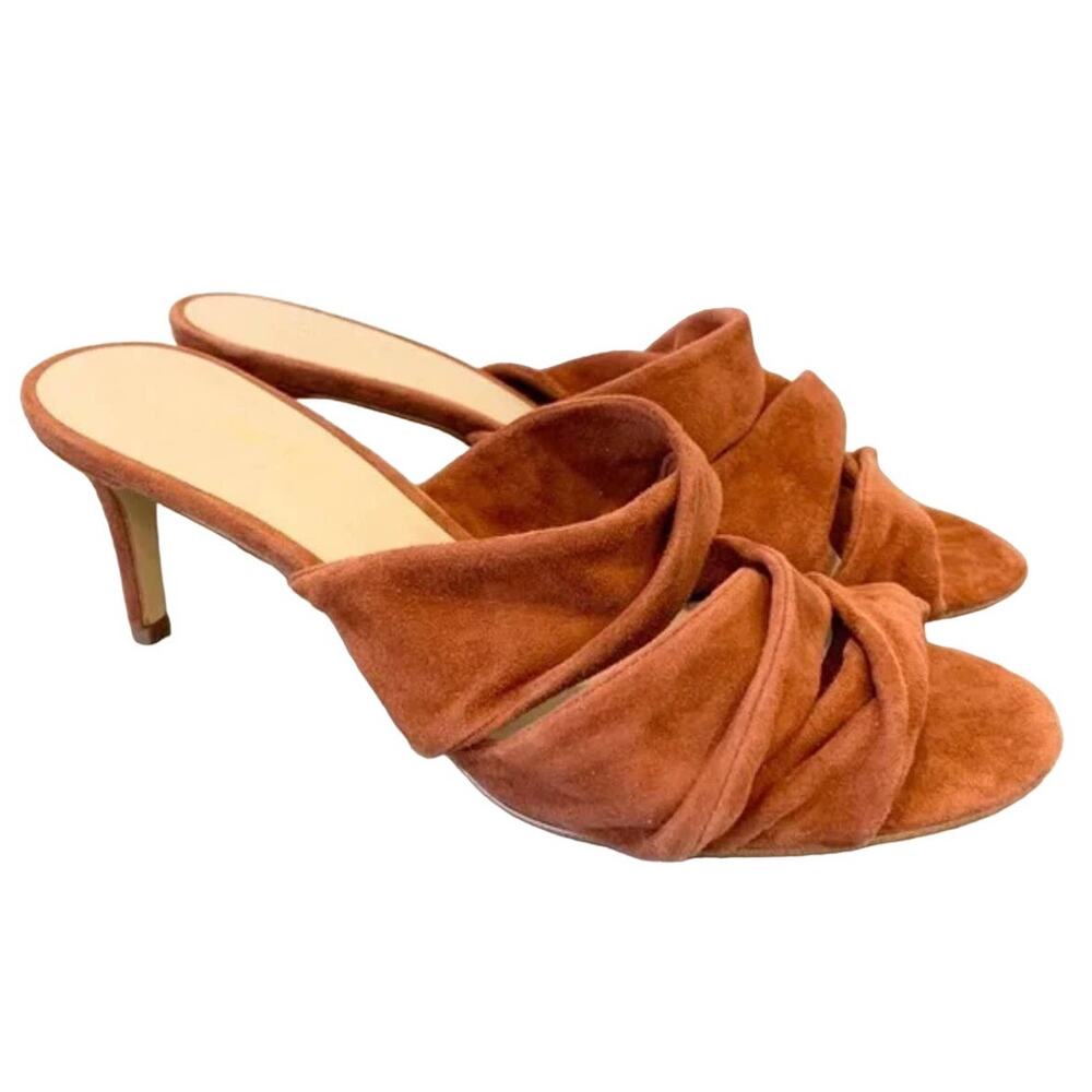 Lord & Taylor Suede Mule Heels